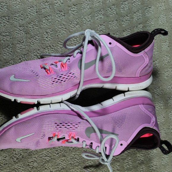 Nike Free 5.0 Tri Fit 4 Women's Size 7.5 Lavender Athletic Shoe - Picture 3 of 6
